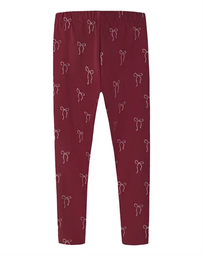 Name it - NMFRi Leggings - Red Dahlia